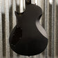ESP LTD EC Black Metal Black Satin Guitar ECBKMBLKS #1516 Used