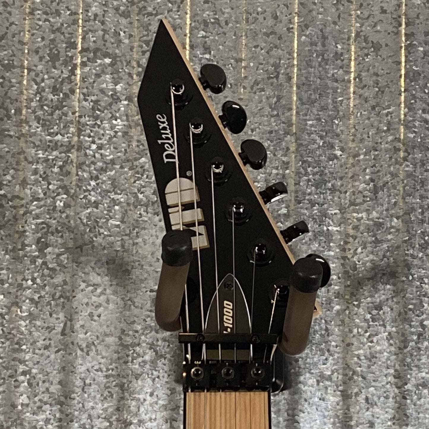 ESP LTD M-1000 Maple Black Guitar & Case #3176 Used