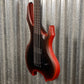 ESP LTD Fred Leclercq FL-4 Black Red Burst Satin 4 String Bass & Case FL4BLKREDBS #0302 Used