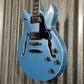 Westcreek Guitars 333 Semi Hollow Body Double Cutaway Blue #0027 Used