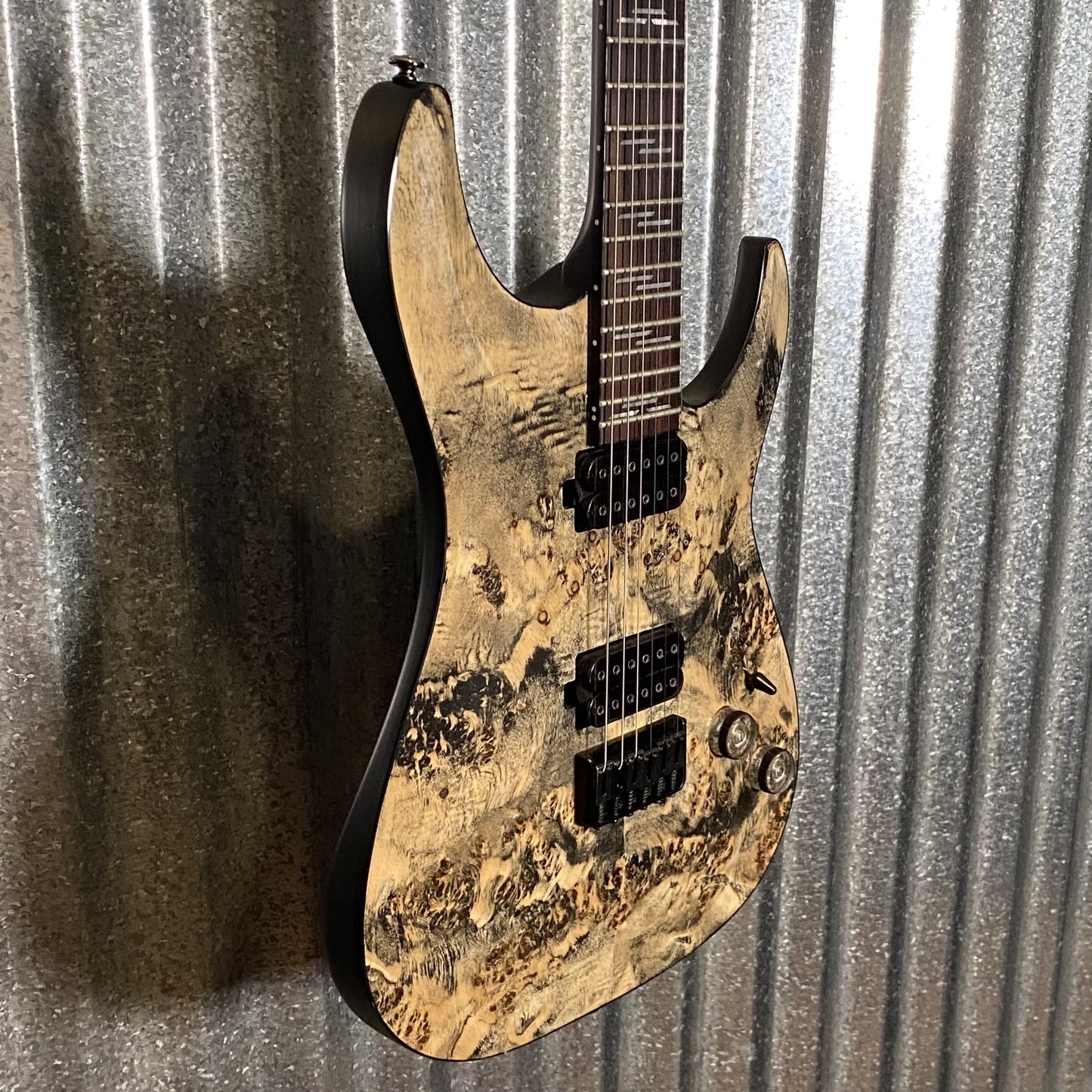 Schecter Omen Elite 6 Charcoal Guitar & Case #0948 Used