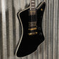 Westcreek Guitars Mirage T Bird Style Dual Humbucker Guitar Black #0004 Used