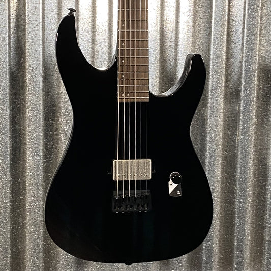 ESP LTD M-201BHT Baritone Hard Tail Black Guitar & Case #1151 Used