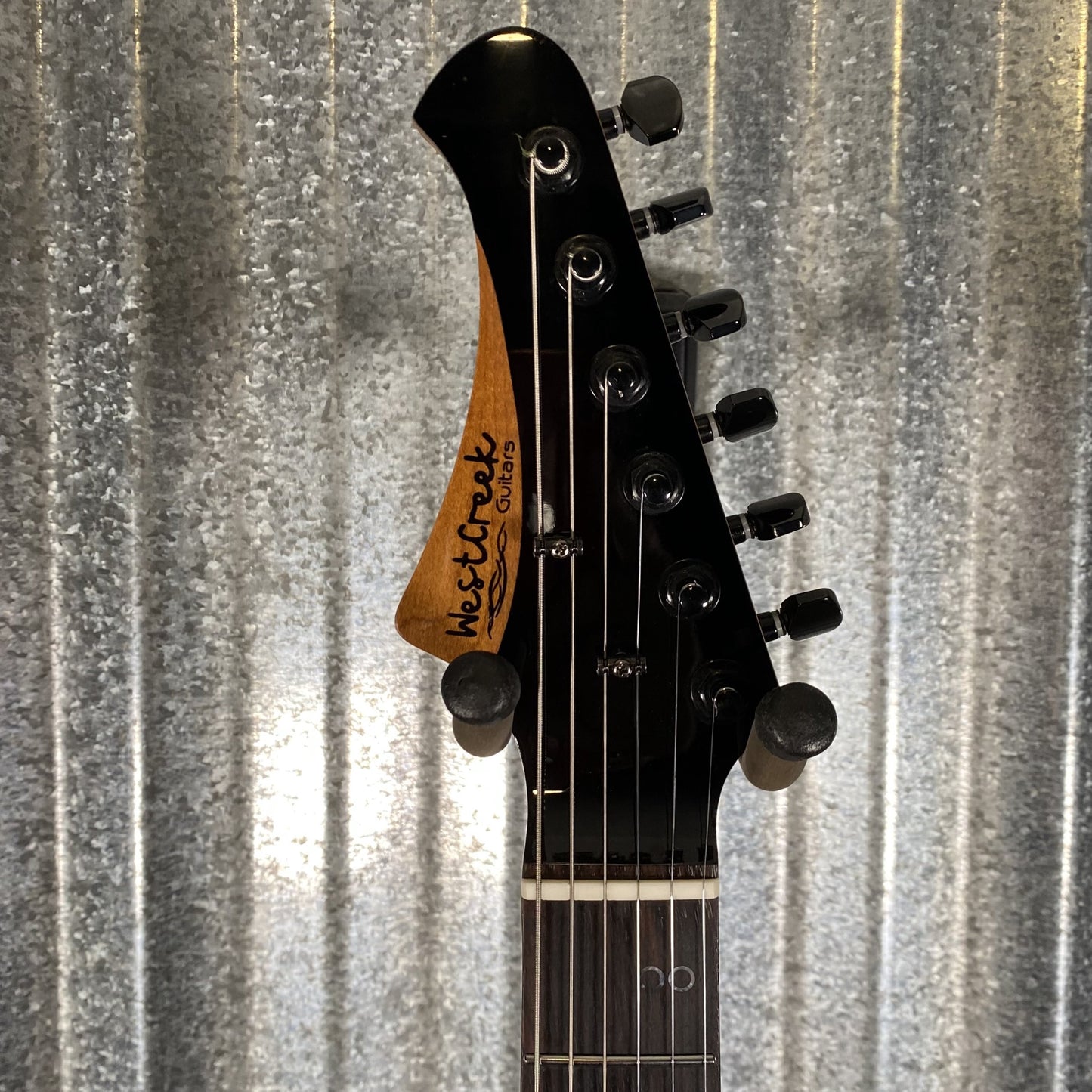 Westcreek Guitars Aetheris Superstrat Yellow Tiger Guitar #0022 Used