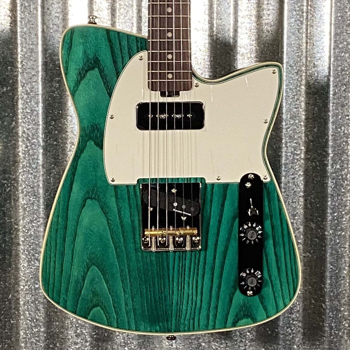 Cort Otera TK-1 Samurai Guitarist Trans Emerald Green Guitar #0047