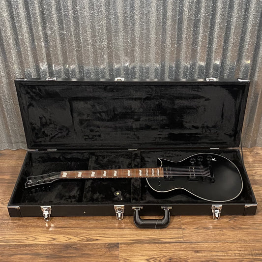 ESP LTD EC-257 7 String Black Satin Guitar & Case EC257BLKS #0360  Used