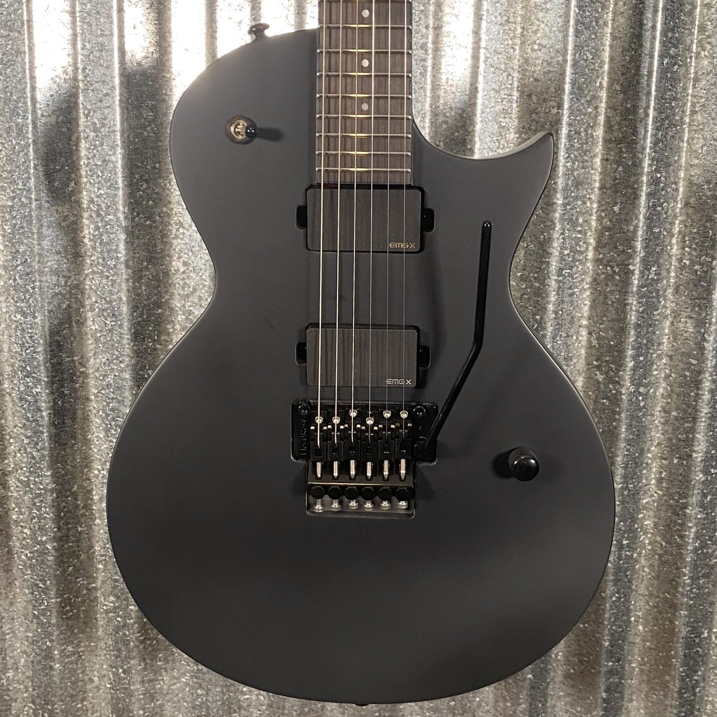 ESP LTD MK-EC Mille Petrozza  Floyd Rose Black Satin Guitar & Case MKECFRBLKS #1720 Used