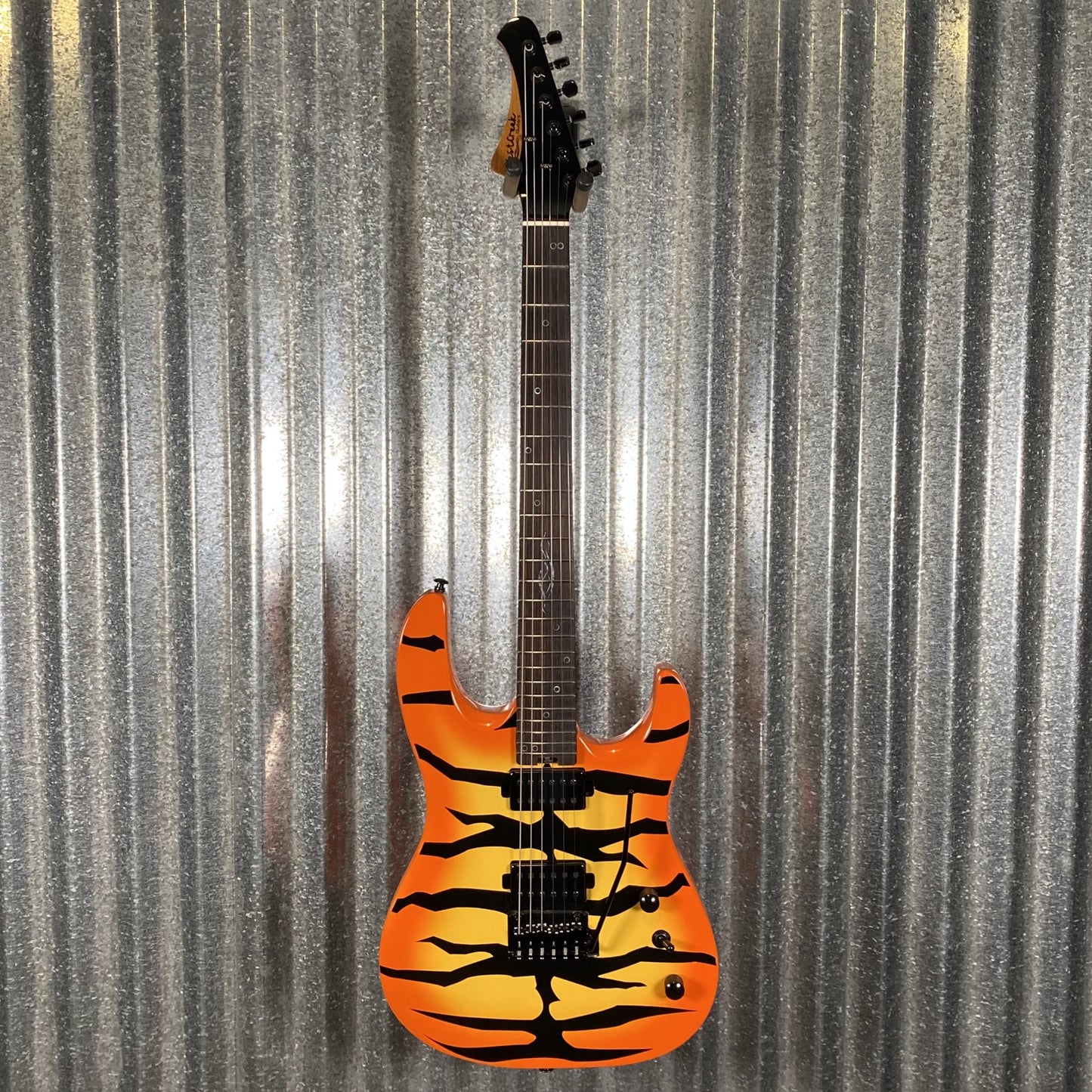 Westcreek Guitars Aetheris Superstrat Yellow Tiger Guitar #0008 Used
