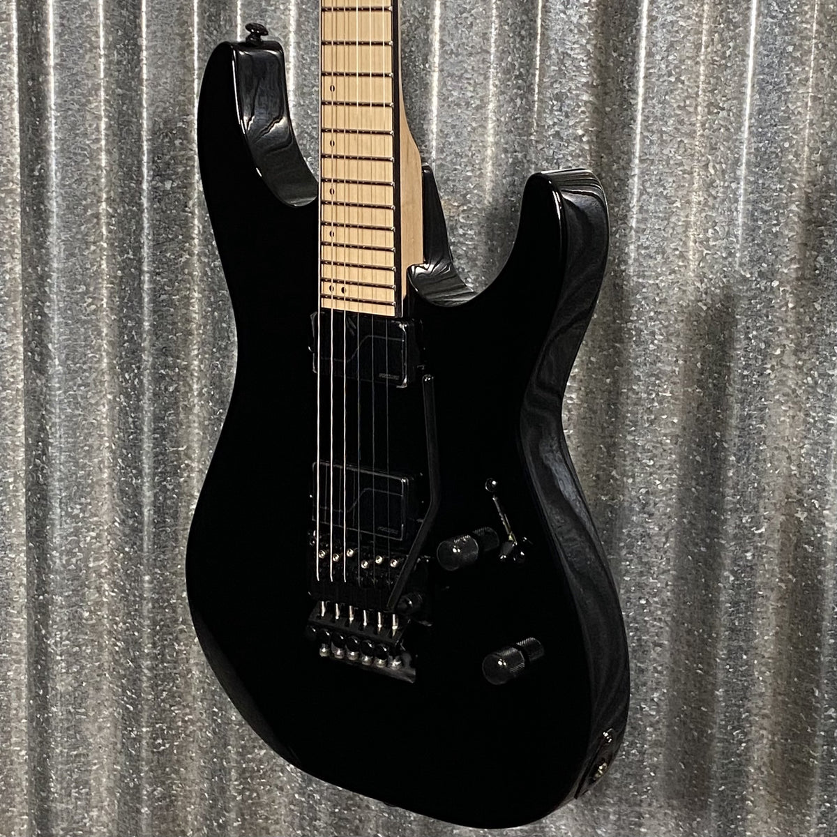 ESP LTD M-1000 Maple Floyd Rose Fluence Black Guitar LM1000MBLK #1256 Used