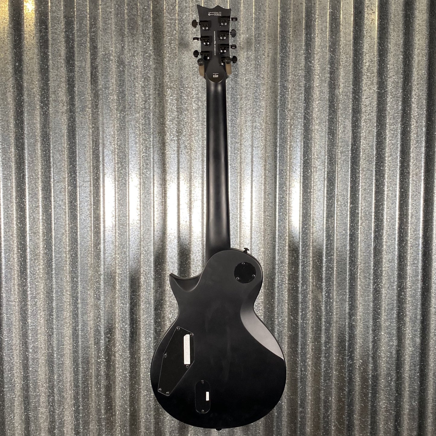 ESP LTD EC-407 7 String Black Satin Guitar EC407BLKS #1218 Used