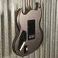 ESP LTD Viper-1000 Evertune Charcoal Metallic Satin EMG Guitar & Case #1512 Used