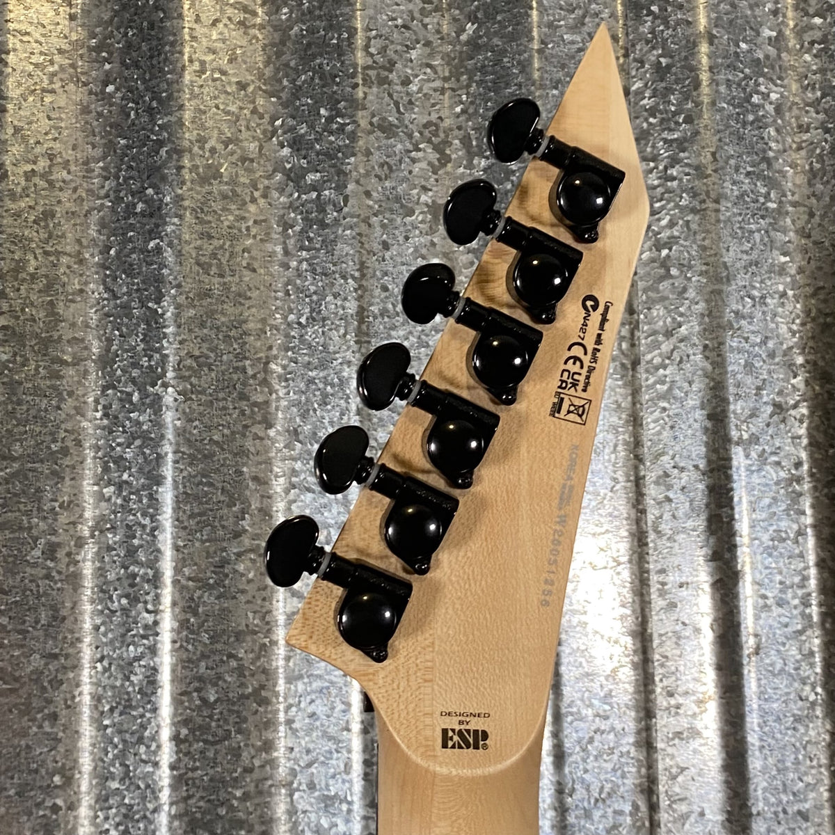 ESP LTD M-1000 Maple Floyd Rose Fluence Black Guitar LM1000MBLK #1256 Used