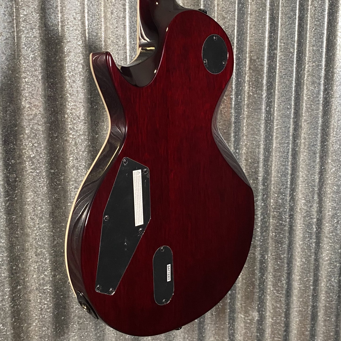 ESP LTD EC-1000 QM Quilt Top See Thru Black Cherry Fluence Guitar & Case #0202  Used