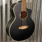 Ortega D7CE-SBK-4 Black 4 String Acoustic Electric Bass #0712