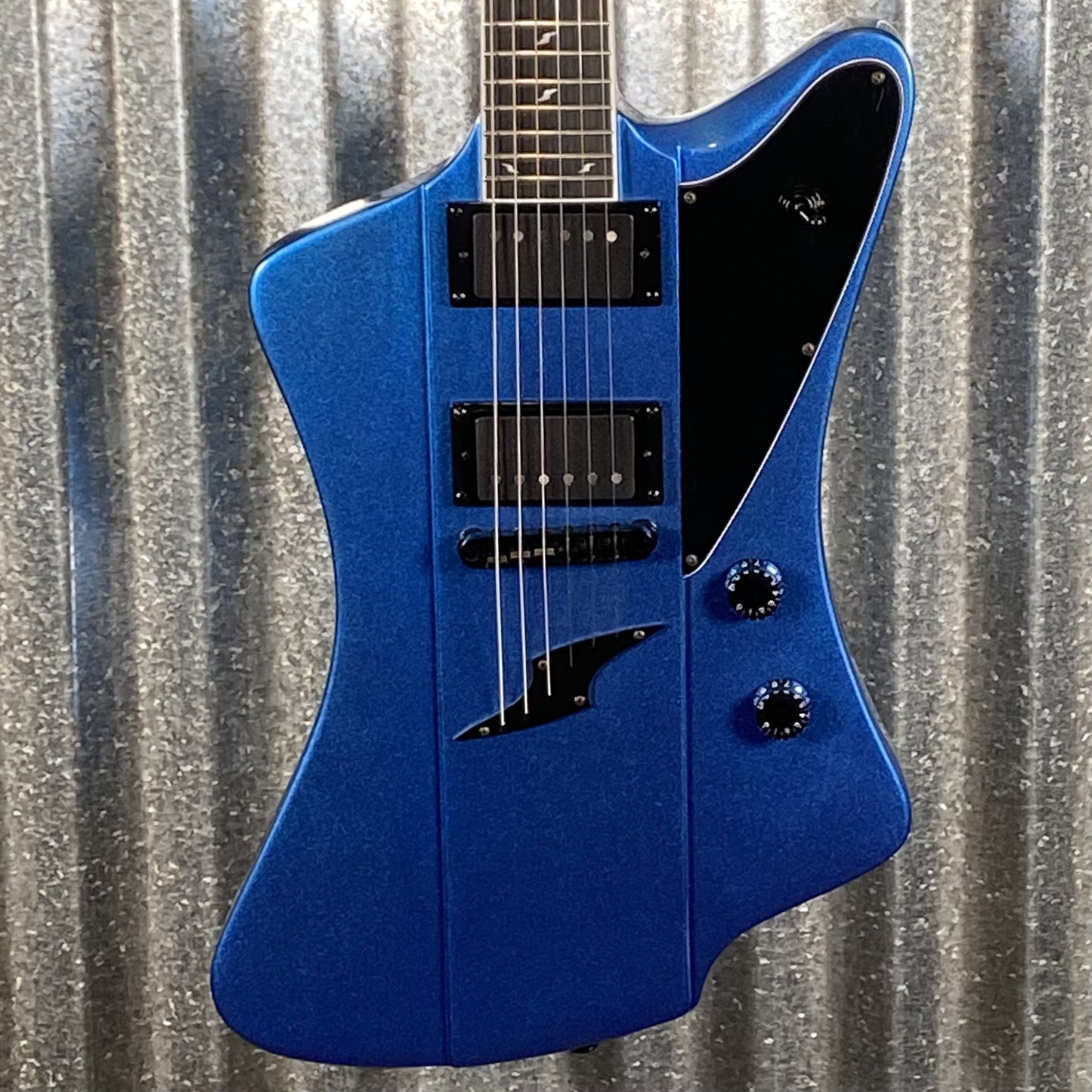 Westcreek Guitars Mirage T Bird Style Dual Humbucker Guitar Blue #0167 Used