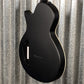 ESP LTD EC-01FT QM Quilt Top Charcoal Burst Satin Teardrop Guitar EC01FTQMCHBS #0620 Used