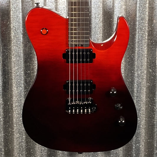 Westcreek Guitars Helyx T Style Dual Humbucker Sunset Ember Guitar #0086 Used