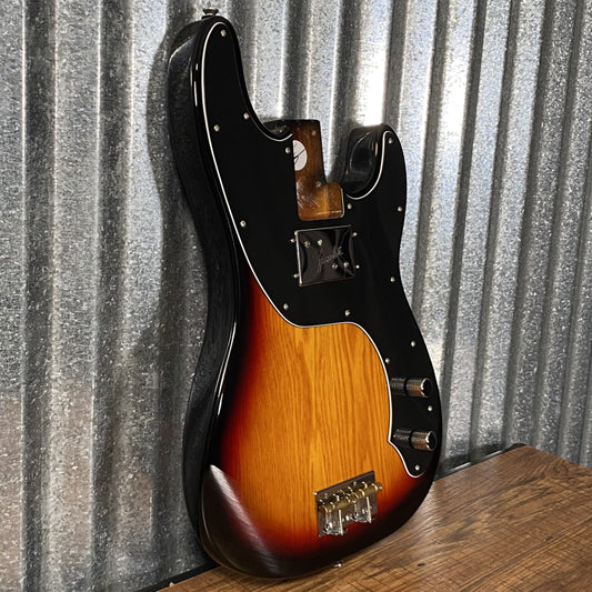 Fender Squier Vintage Modified Precision Bass 3 Color Sunburst 4 String Loaded Body Used