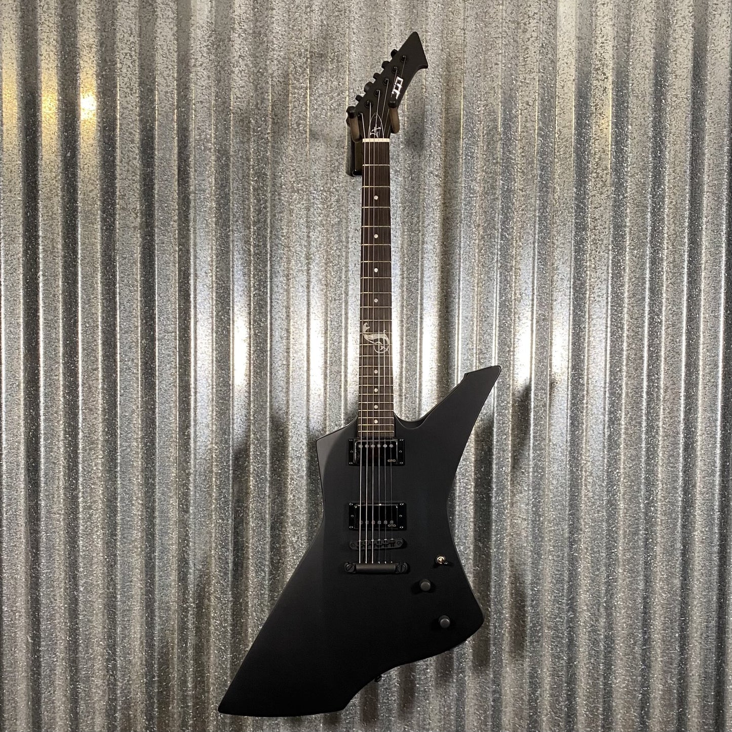 ESP LTD Snakebyte James Hetfield Black Satin Guitar & Case #0850 Used
