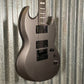 ESP LTD Viper-1000 Evertune Charcoal Metallic Satin EMG Guitar & Case #1512 Used