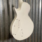 ESP LTD EC Arctic Metal Snow White Satin Guitar & Case #0589 Used