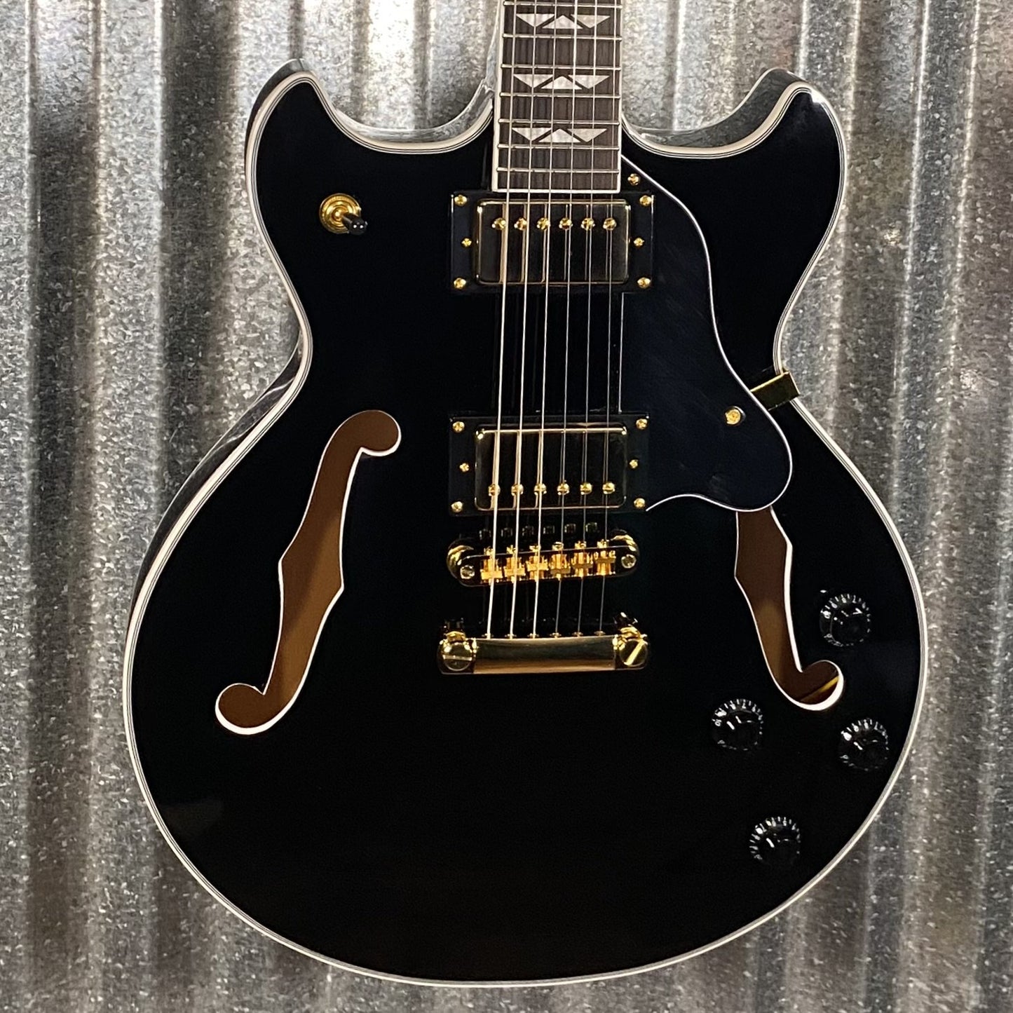 Westcreek Guitars 333 Semi Hollow Body Double Cutaway Black #0004 Used