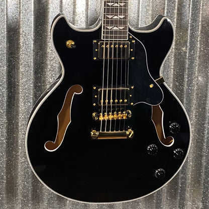 Westcreek Guitars 333 Semi Hollow Body Double Cutaway Black #0004 Used