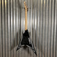 ESP LTD Alexi Laiho Sawtooth SE 20th Black White Pinstripe Guitar & Case USED #2045