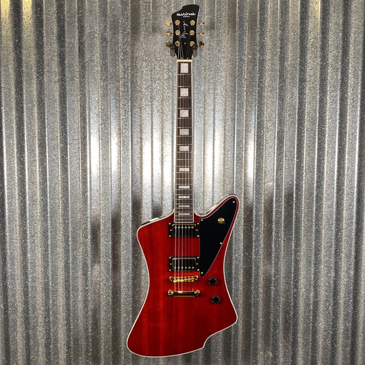 Westcreek Guitars Mirage T Bird Style Dual Humbucker Guitar Red #0093 Used