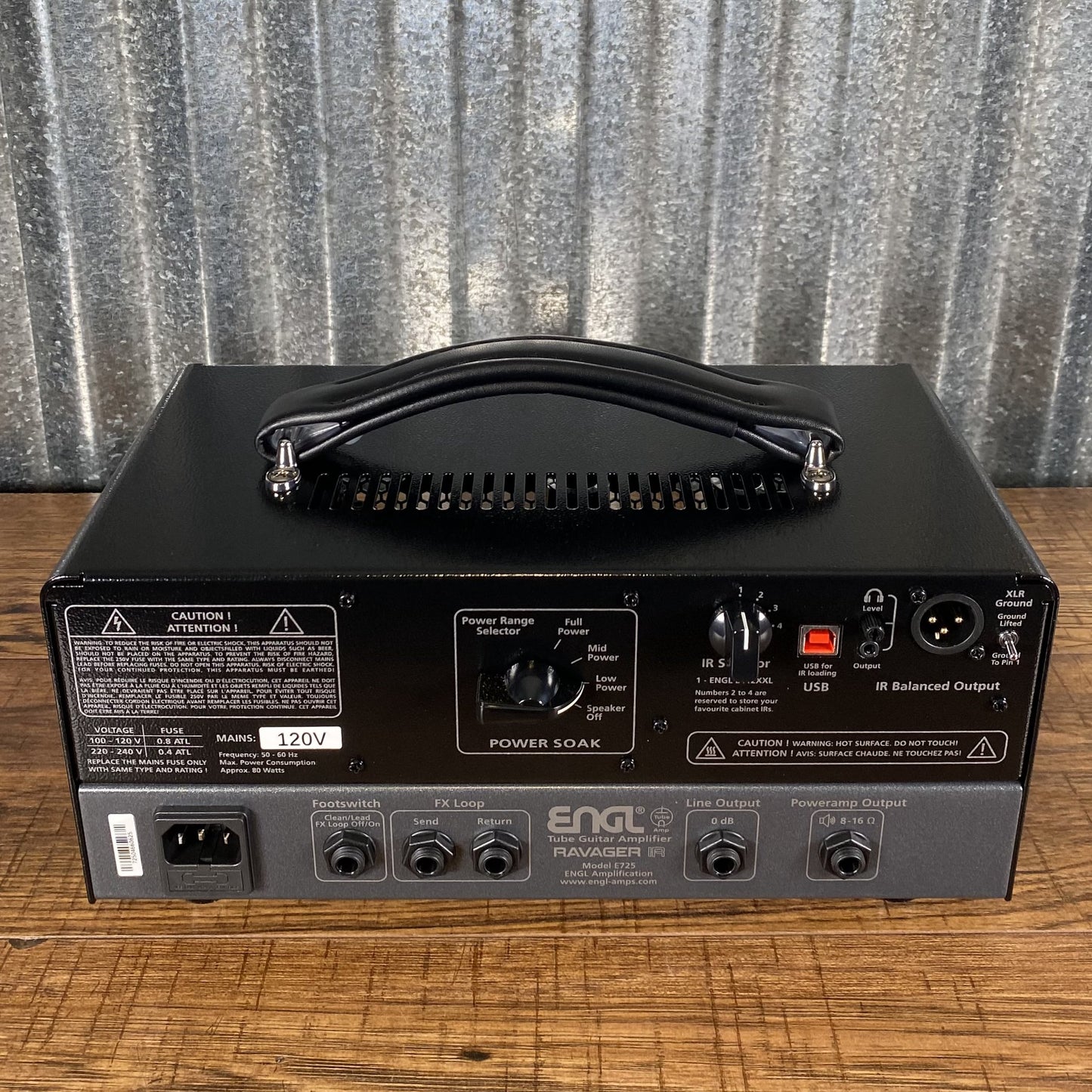 Engl E725 Ravager IR 20 Watt Compact Tube IR Guitar Amplifier Head