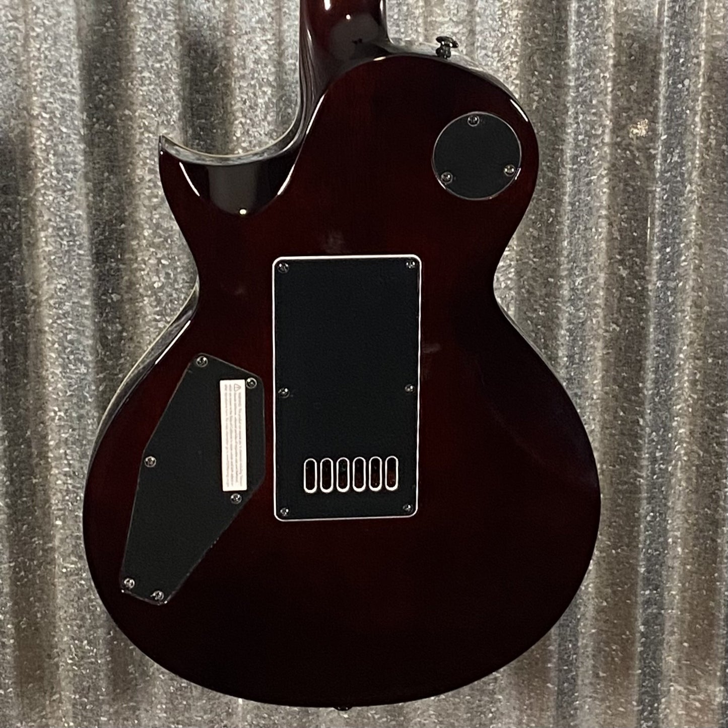 ESP LTD EC-1000 ET Evertune Quilt Top Dark Brown Sunburst Guitar & Case #1459 Used