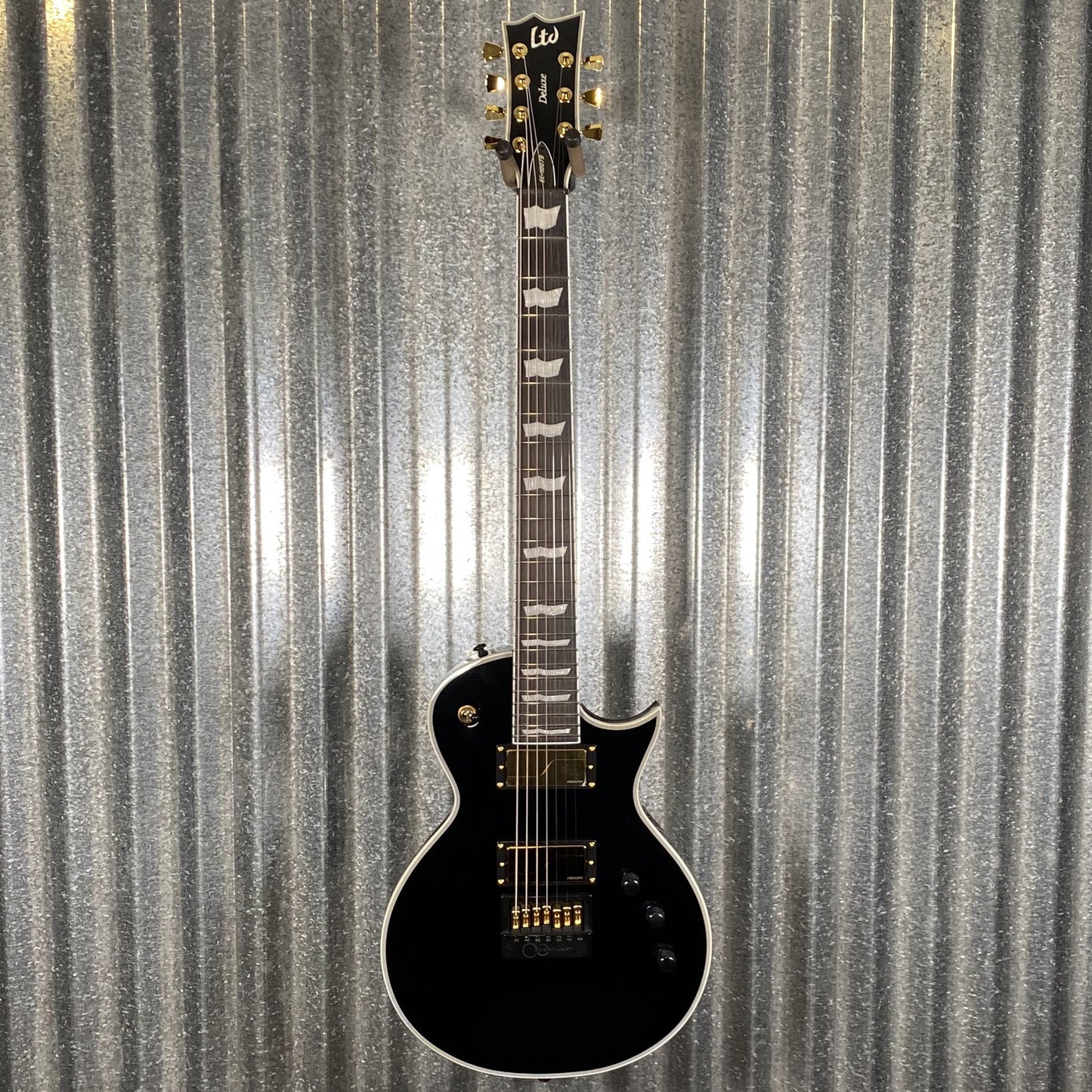 ESP LTD EC-1007B Evertune Baritone 7 String Black Guitar EC1007BETBLK #2054 Used