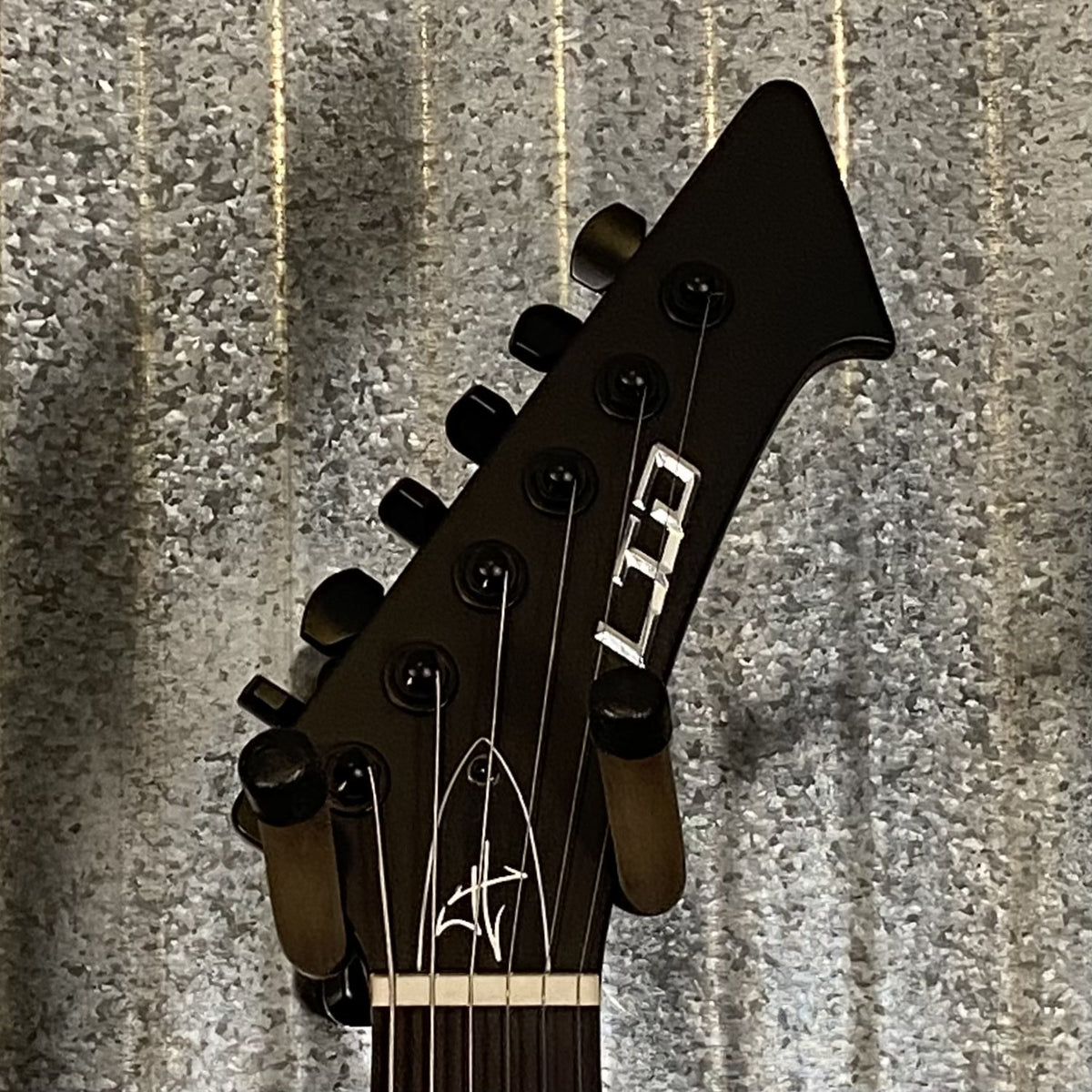 ESP LTD Vulture James Hetfield Black Satin Guitar & Case #0887 Used