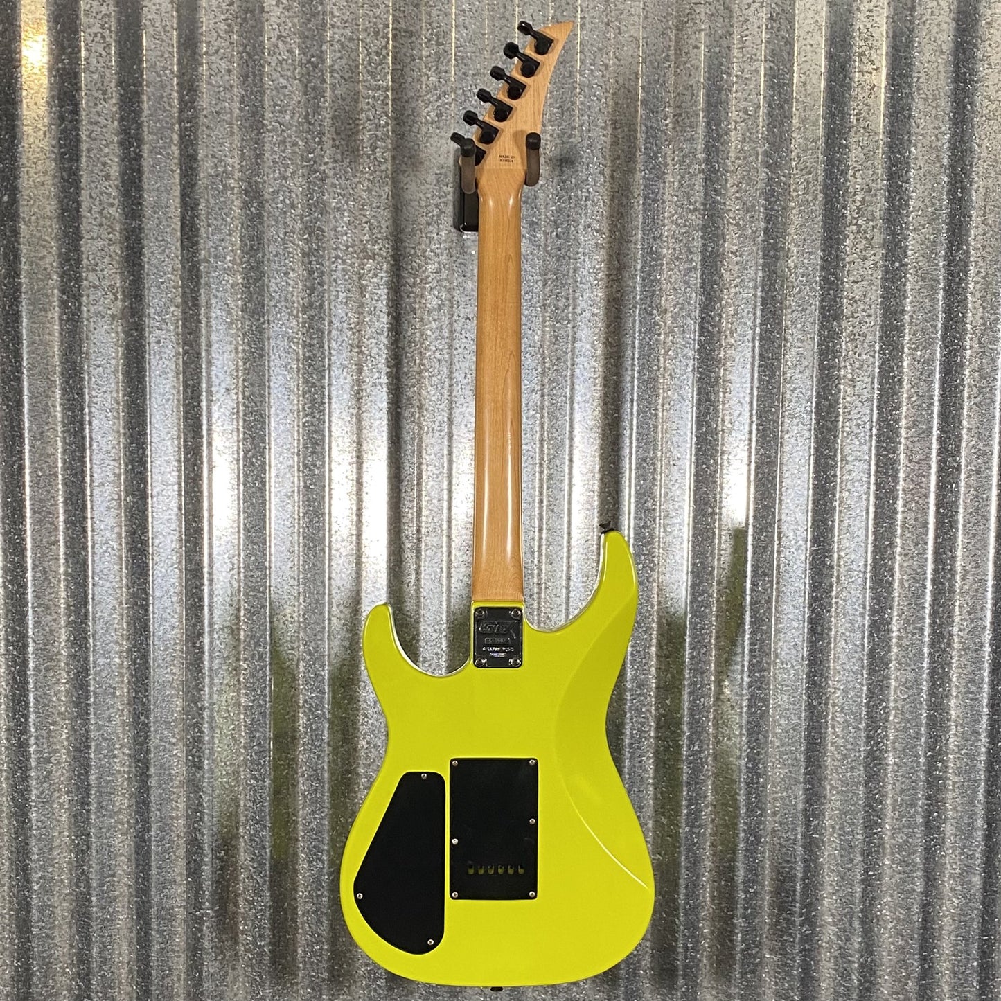 Applause GTX-23 Superstrat Neon Yellow Guitar 1980's Korea #9982 Used