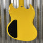 Westcreek Guitars Racer SG Offset Style Bumble-B Yellow #0003 Used