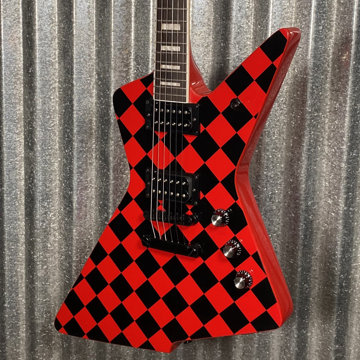 Westcreek Guitars Revenge Explorer Style Red Checker #0015 Used