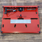 Go Pedalboards Dual Tier 24" Guitar Effect Pedalboard Red Demo