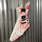 Westcreek Guitars Revenge Explorer Style Scatch Whte Red #0059 Used