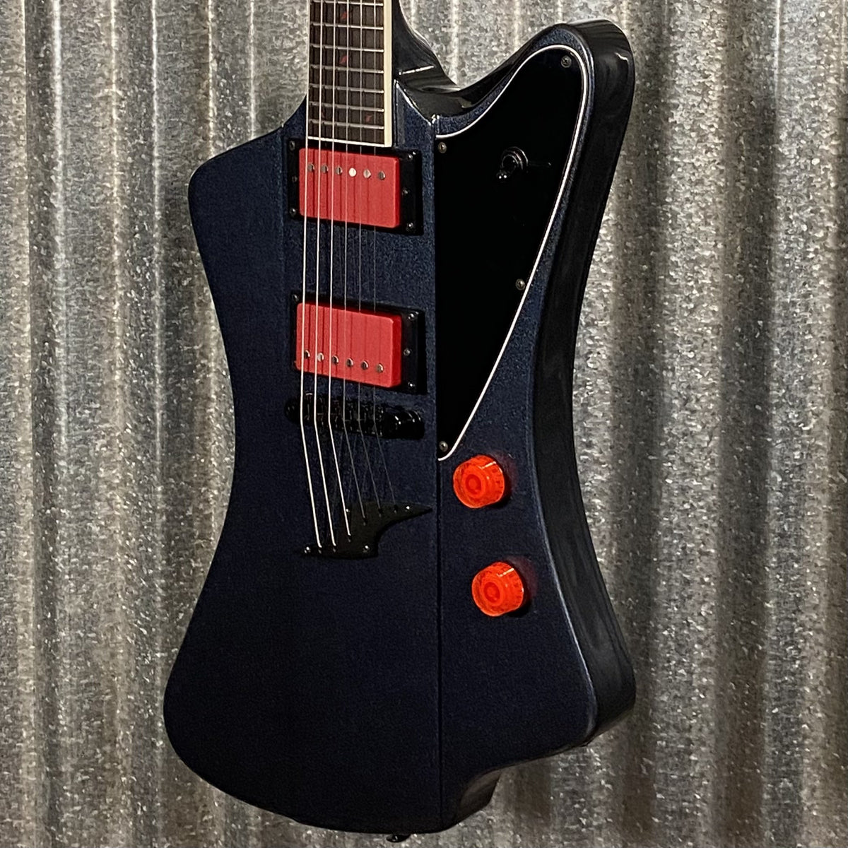 Westcreek Guitars Mirage T Bird Style Dual Humbucker Guitar Black #0021 Used