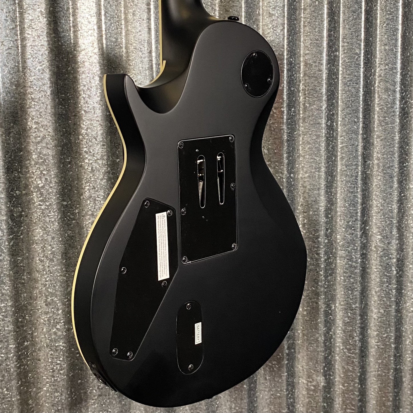 ESP LTD EC-1000 FR Floyd Rose Black Satin EMG Guitar & Case #1888 Used