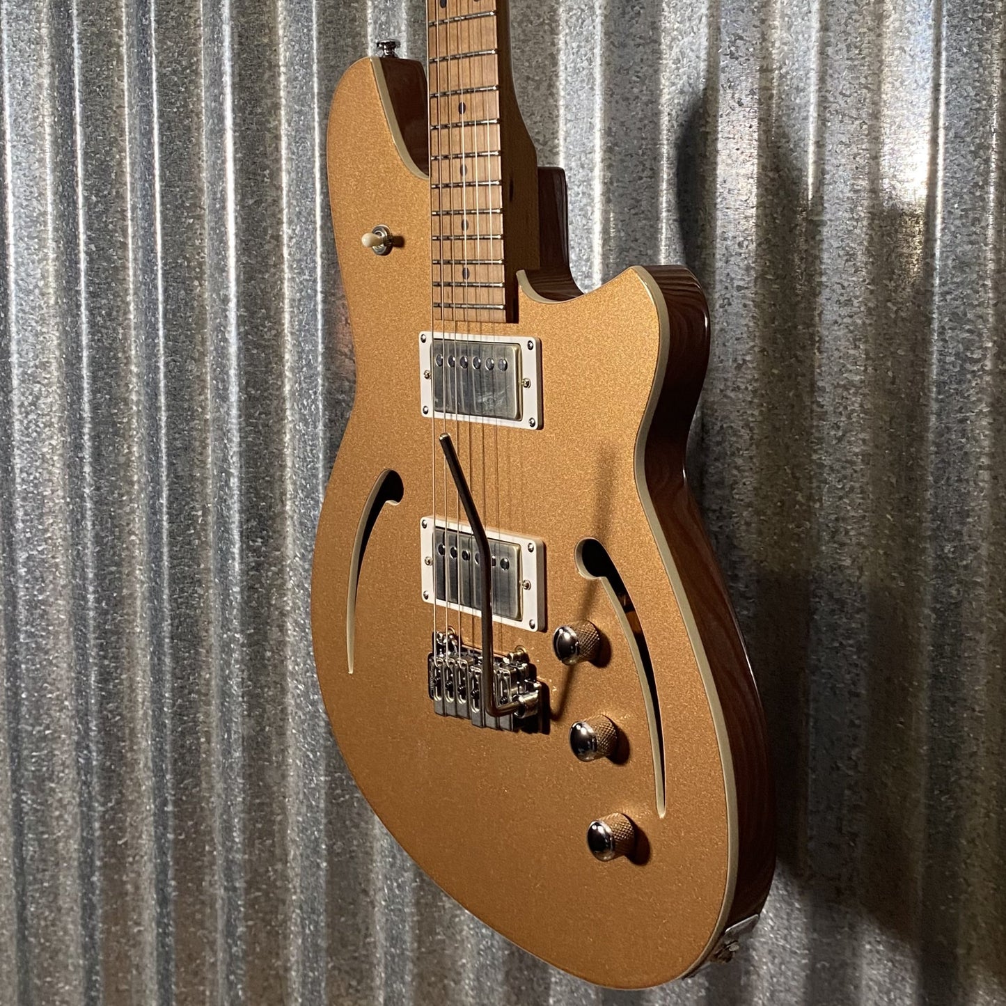 Reverend Kingbolt Air HH Metallic Bronze Semi Hollow Guitar #70965