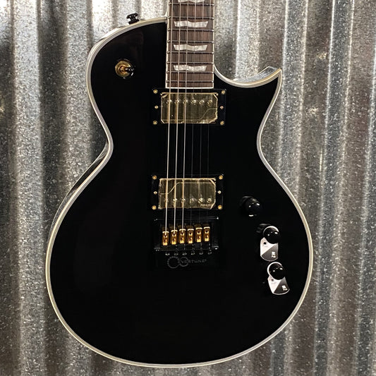ESP LTD EC-1000T CMT Evertune Black Guitar EC1000TCTMETBLK #2223 Used