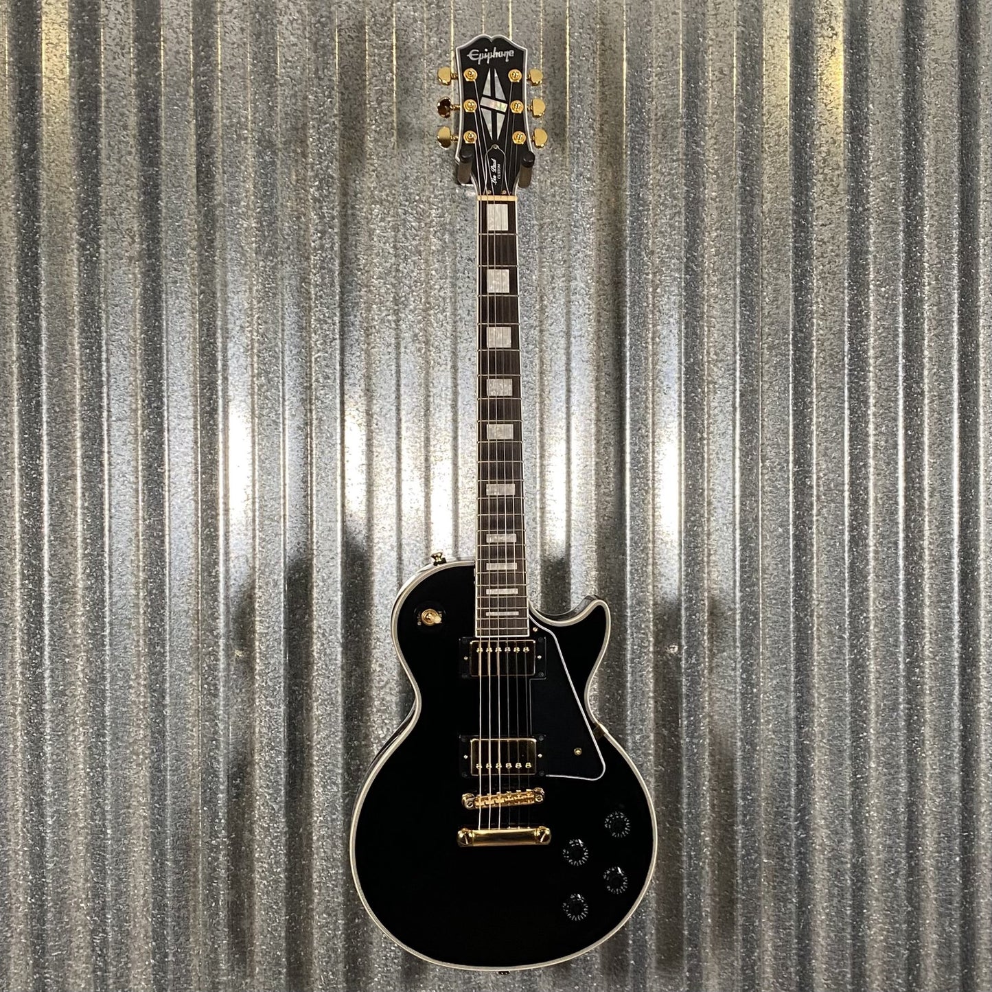 Epiphone Les Paul Custom Black Guitar #2441 Used
