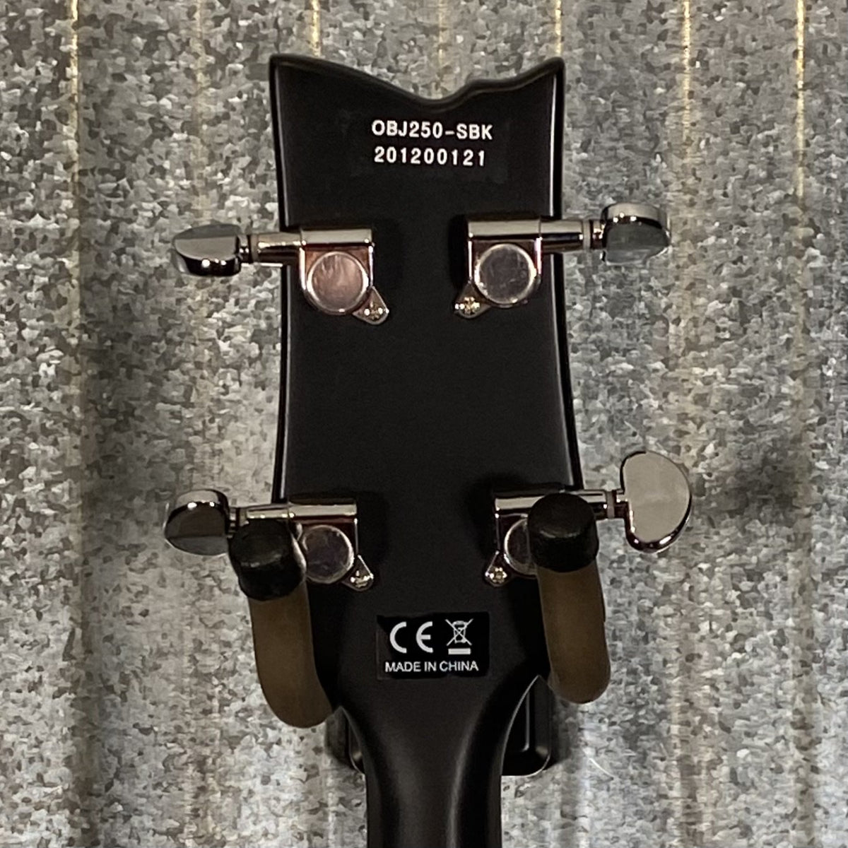 Ortega OBJ250-SBK Raven Black 5 String Banjo & Bag #0121