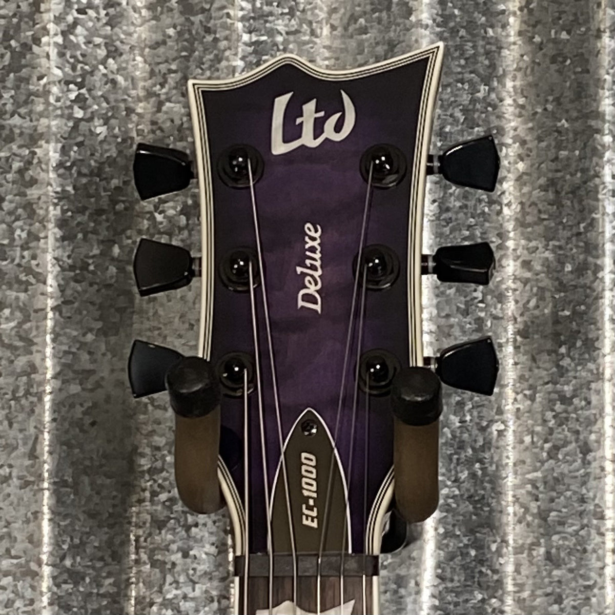 ESP LTD EC-1000 See Thru Purple Sunburst Guitar EC1000QMSTPSB #0866 Used