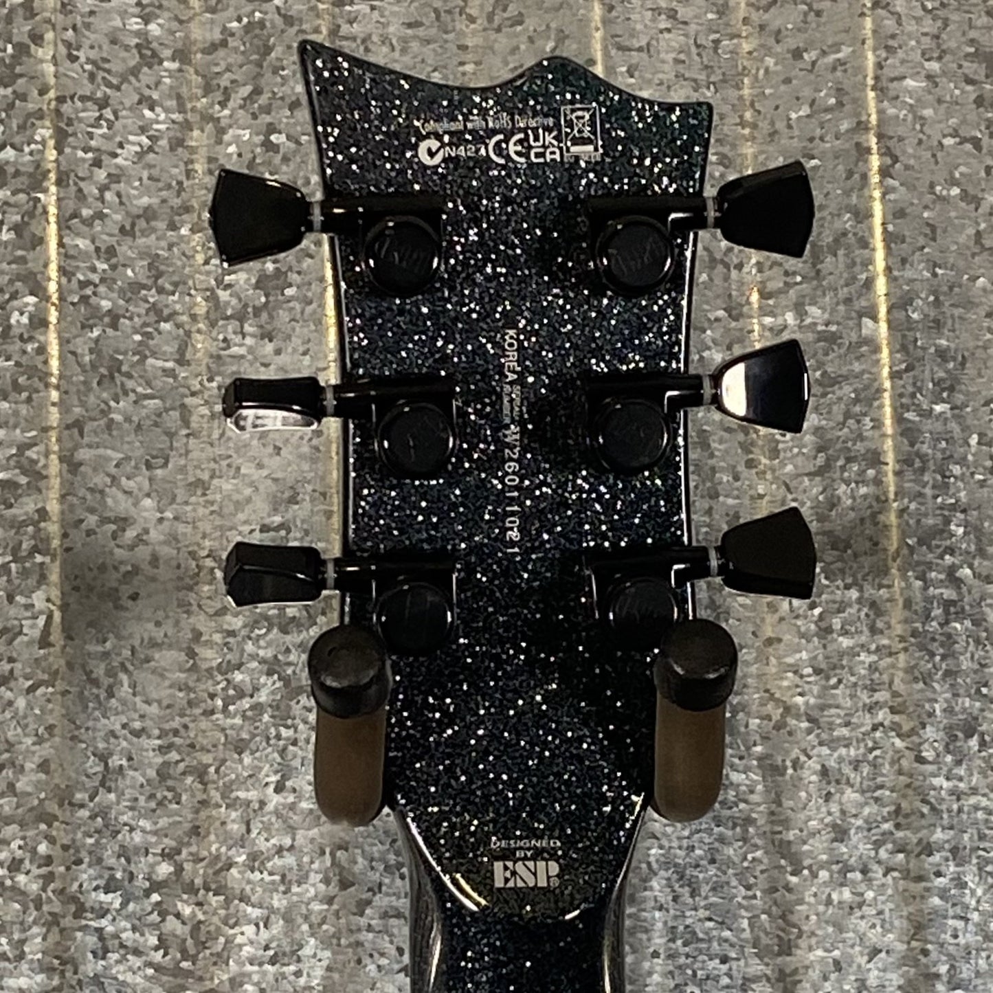 ESP LTD EC-1000 Granite Sparkle Guitar & Case EC1000GNSP #1021 Used