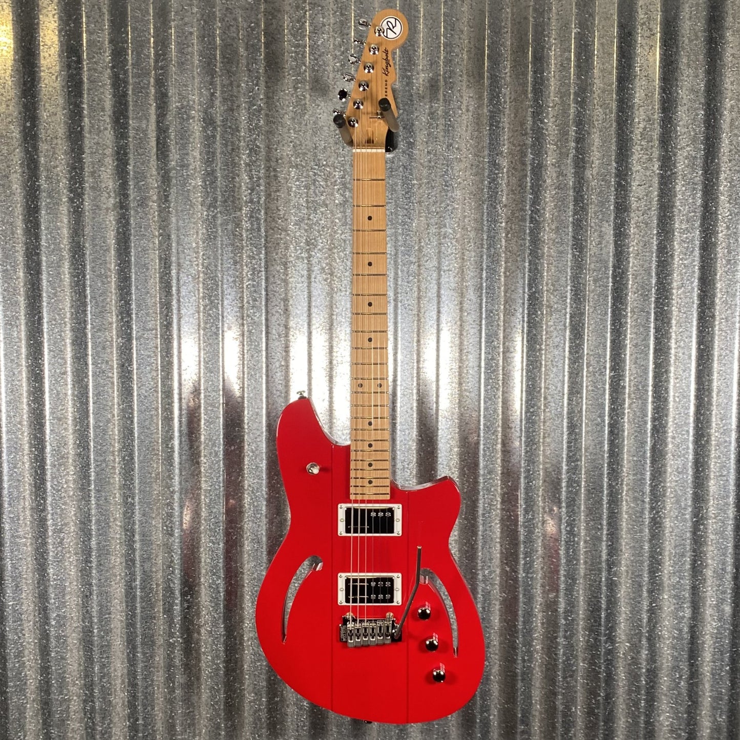 Reverend Kingbolt F Sonic Metallic Cherry Railhammer Guitar #70228