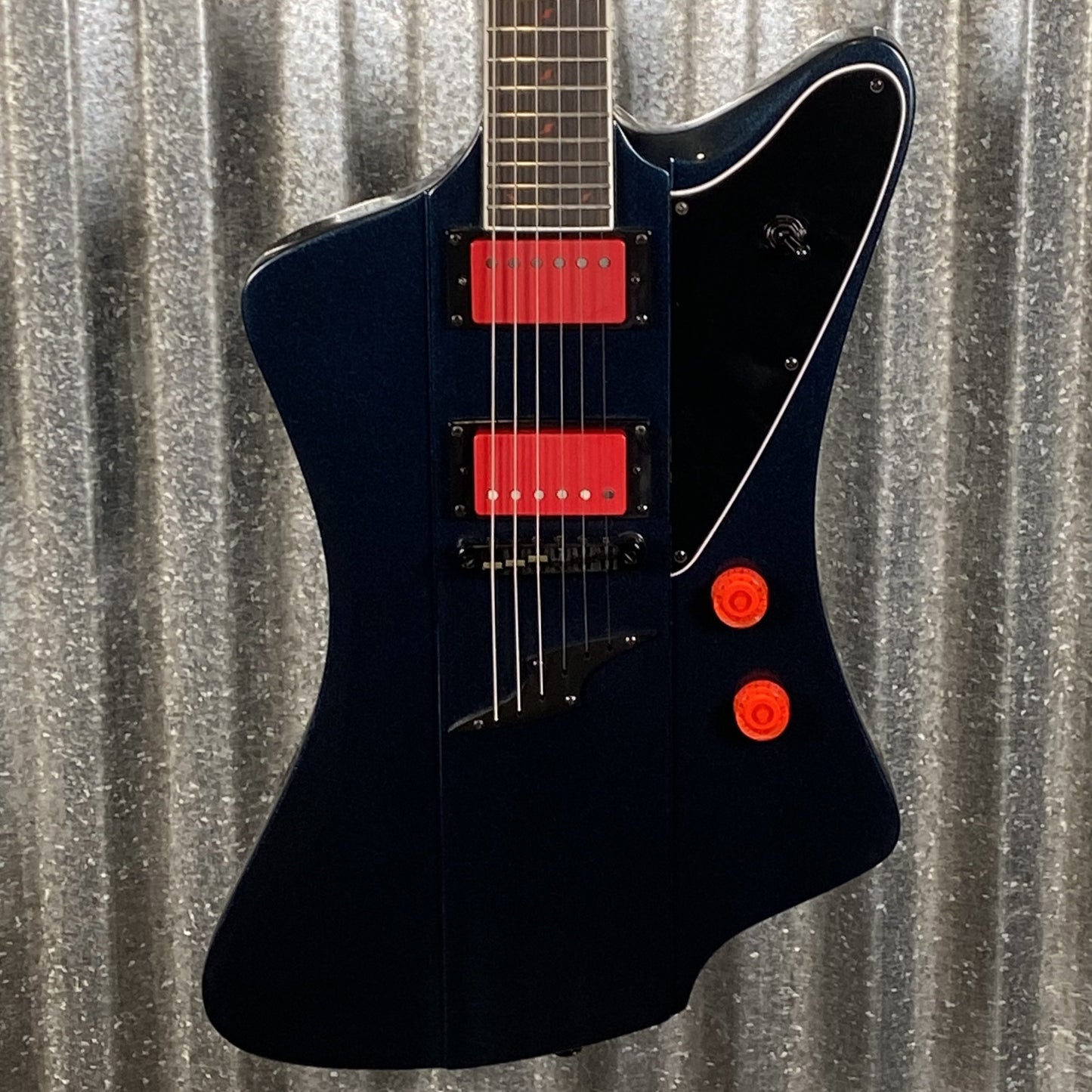 Westcreek Guitars Mirage T Bird Style Dual Humbucker Guitar Black #0027 Used