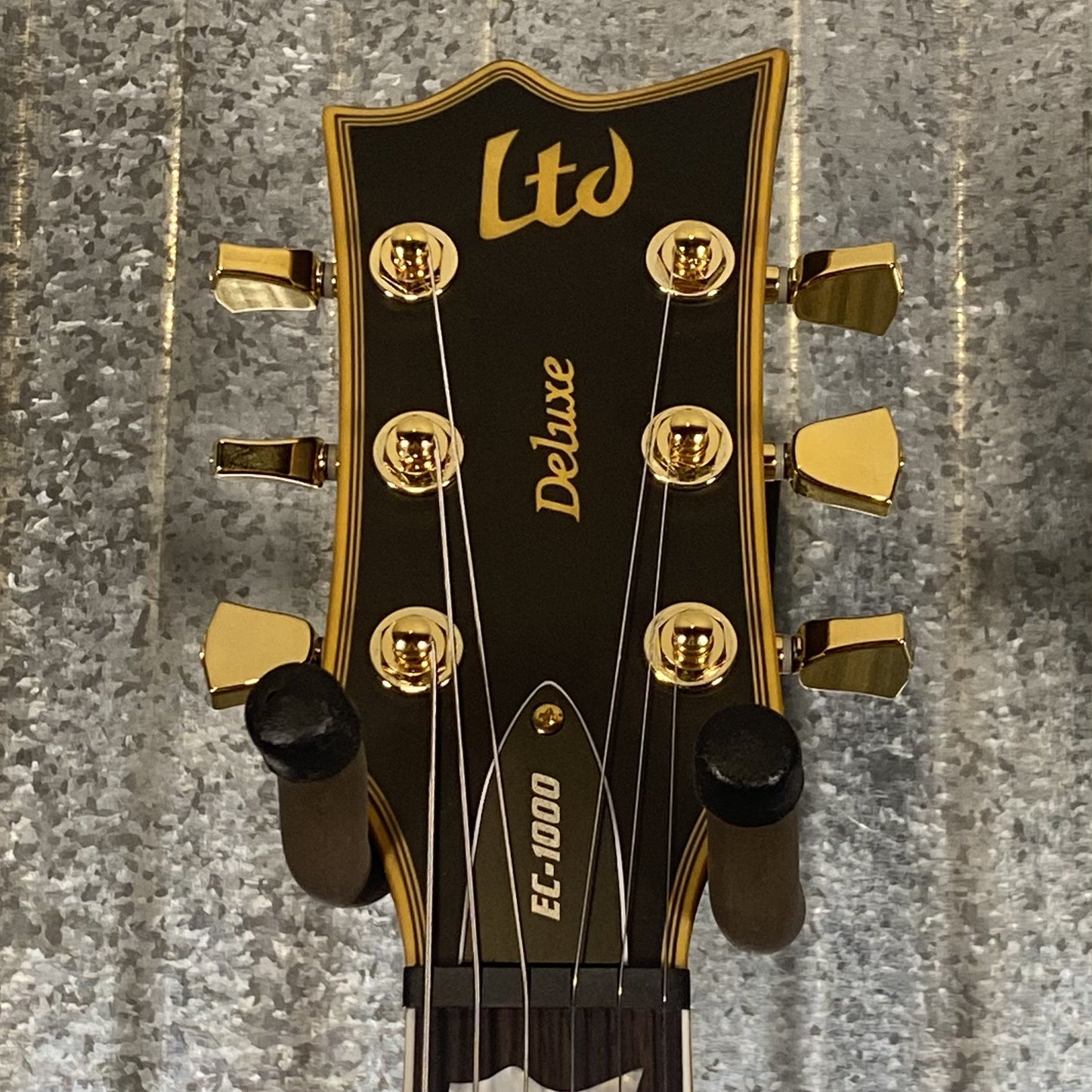 ESP LTD EC-1000 Vintage Black Seymour Duncan Guitar & Case #0674 Used