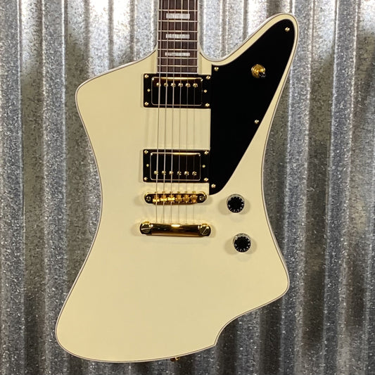 Westcreek Guitars Mirage T Bird Style Dual Humbucker Guitar Cream #0026 Used